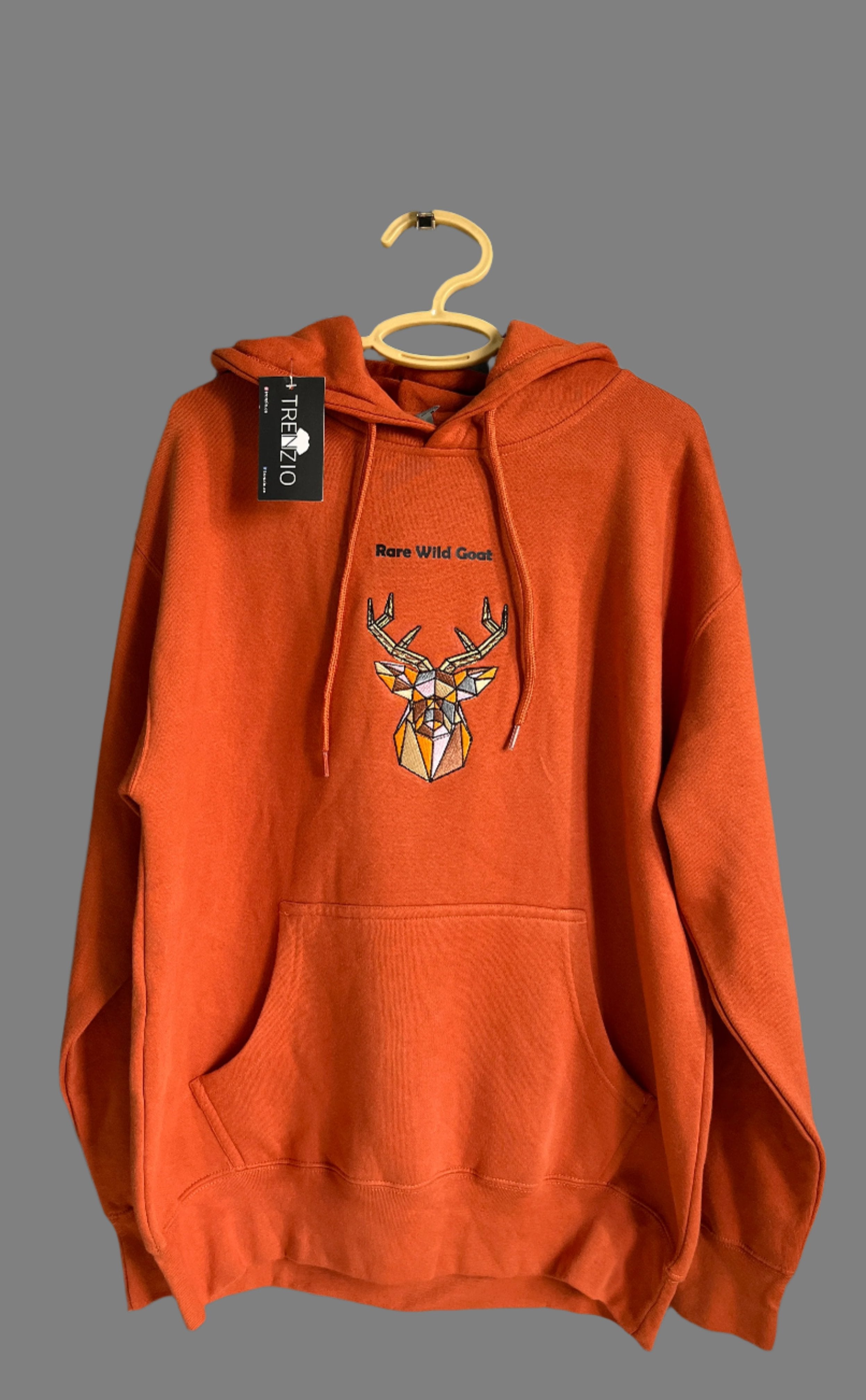 Markhor Embroidered Design Hoodie